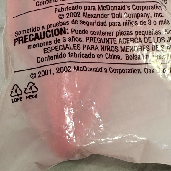 Vintage Madame Alexander Little Red Riding Hood Mini Doll‎ McDonald’s Happy Meal - Picture 9 of 9
